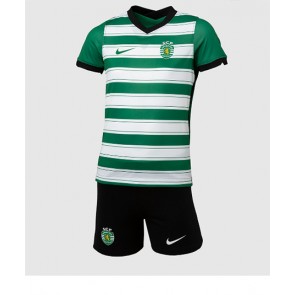 Sporting CP kläder Barn 2022-23 Hemmatröja Kortärmad (+ korta byxor)